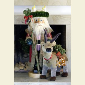 Nu�knacker Weihnachtsm�nner Nussknacker Christmas Time - 100 cm
