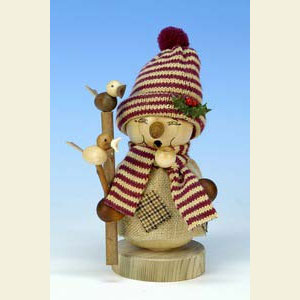 R�ucherm�nner Schneem�nner R�ucherm�nnchen Schneemann rustikal - 25,0 cm
