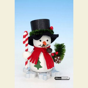 Smokers Snowmen Smoker Snowman with candy - 10 cm / 4 inch