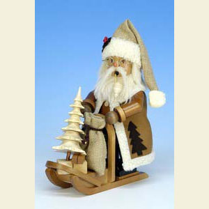 Smokers Santa Claus Smoker Santa Claus with Sleigh - 28,0 cm / 11 inch