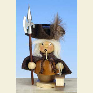R�ucherm�nner Berufe R�ucherm�nnchen Nachtw�chter natur - 13,0 cm