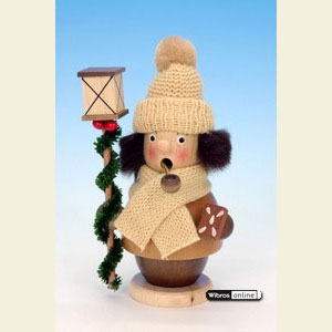 R�ucherm�nner Sonstige Figuren R�ucherm�nnchen Laternenb�bchen natur - 13 cm