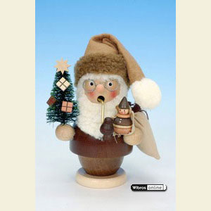 R�ucherm�nner Weihnachtsm�nner R�ucherm�nnchen Weihnachtsmann natur - 13 cm