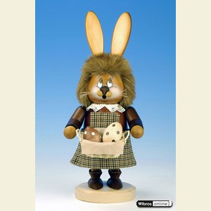 Smokers Animals Smoker Gnome female Bunny - 33,5cm / 13 inches