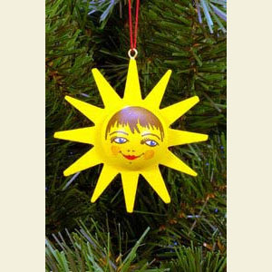 Small Figures & Ornaments Tree Ornaments Misc. Tree Ornaments Sun - 6,6 / 6,6 cm - 12 pcs. / 2 x 2 inch