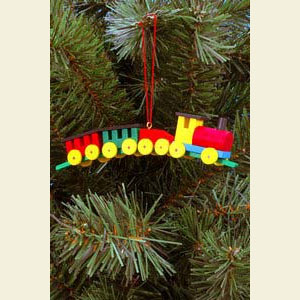 Kleine Figuren & Miniaturen Baumschmuck Sonstiger Baumschmuck Eisenbahn - 13,0 / 2,6 cm - 12 St�ck