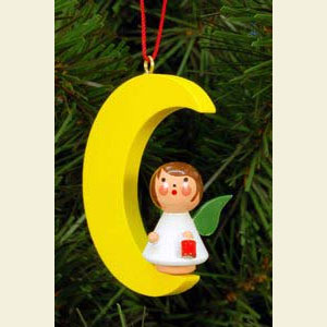 Engel Engel Baumbehang Sonstige Engel Miniengel im Mond - 3,6 / 4,7 cm - 12 St�ck