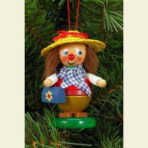 Kleine Figuren & Miniaturen Baumschmuck Sonstiger Baumschmuck Kullermann Marktweibel - 8,5 cm - 3 St�ck