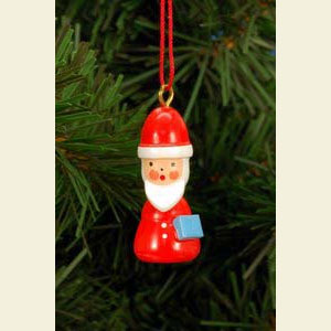 Kleine Figuren & Miniaturen Baumschmuck Weihnachtsmann Nikolaus - 1,4 / 3,0 cm - 12 St�ck