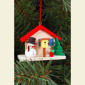 Small Figures & Ornaments Tree Ornaments Snowmen Snowman - 7,0 / 5,0 cm - 12 pcs. / 3 x 2 inch