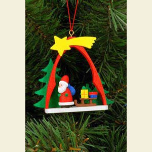 Small Figures & Ornaments Tree Ornaments Santa Claus Santa Claus - 7,4 / 6,3 cm - 12 pcs. / 3 x 2 inch
