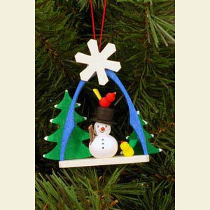 Small Figures & Ornaments Tree Ornaments Snowmen Snowman - 7,4 / 6,3 cm - 12 pcs. / 3 x 2 inch