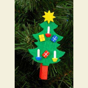 Small Figures & Ornaments Tree Ornaments Misc. Tree Ornaments Christmastree - 4,0 / 7,3 cm - 12 pcs. / 2 x 3 inch