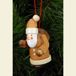 Kleine Figuren & Miniaturen Baumschmuck Weihnachtsmann Weihnachtsmann natur - 2,5 / 5,0 cm - 12 St�ck
