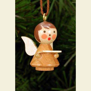 Small Figures & Ornaments Tree Ornaments Angel Ornaments Misc. Angels Mini-Angel natural colors - 1,7 / 2,5 cm - 12 pcs. / 1 x 1 inch