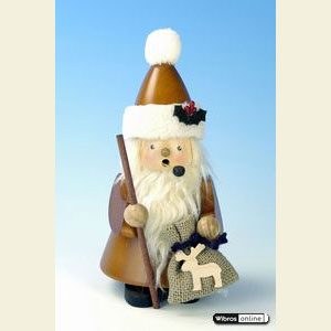 R�ucherm�nner Weihnachtsm�nner R�ucherm�nnchen Weihnachtsmann natur - 20cm