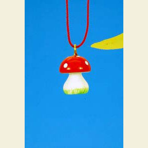 Small Figures & Ornaments Tree Ornaments Misc. Tree Ornaments Mini-Mushroom - 1,0 / 1,5 cm - 12 pcs. / 1 x 1 inch
