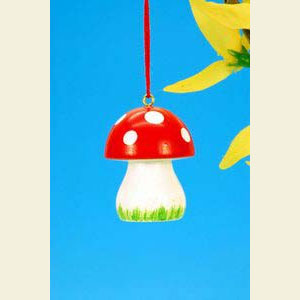Kleine Figuren & Miniaturen Baumschmuck Sonstiger Baumschmuck Pilz - 2,6 / 3,6 cm - 12 St�ck