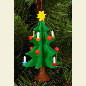 Small Figures & Ornaments Tree Ornaments Misc. Tree Ornaments Christmastree - 5,0 / 9,8 cm - 6 pcs. / 2 x 4 inch