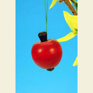 Kleine Figuren & Miniaturen Baumschmuck Sonstiger Baumschmuck Apfel - 3,0 / 4,7 cm - 12 St�ck