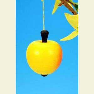 Kleine Figuren & Miniaturen Baumschmuck Sonstiger Baumschmuck Apfel gelb/rot - 4,0 / 5,3 cm - 12 St�ck