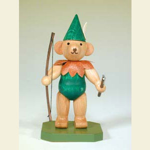 Small Figures & Ornaments Animals Bears Robin Hood Bear - 8,0 cm / 3 inch