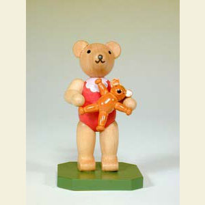 Kleine Figuren & Miniaturen Tiere B�ren Spielzeugb�r mit Teddyb�r - 7,0 cm