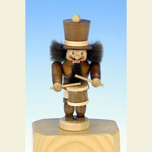 Nutcrackers Professions Nutcracker Mini Drummer natural colors - 10,5 cm / 4 inch