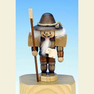 Nutcrackers Professions Nutcracker Mini Shepherd natural colors - 10,5 cm / 4 inch