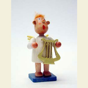 Small Figures & Ornaments Bengelchen (Ulbricht) Misc. Bengelchen Music Bengelchen with Lyre - 6,5 cm / 3 inch