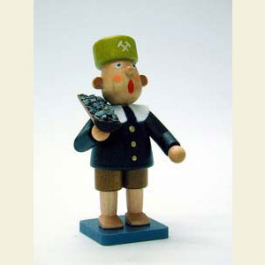 Kleine Figuren & Miniaturen Bengelchen (Ulbricht) Bergmann Bergmannsbengel mit Sch�tte - 6,5 cm
