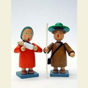 Kleine Figuren & Miniaturen Bengelchen (Ulbricht) Krippenfigur Heilige Familie 2-teilig - 7,0 cm