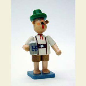 Small Figures & Ornaments Bengelchen (Ulbricht) Bavarians Bavarian Bengelchen with Stein - 7,0 cm / 3 inch
