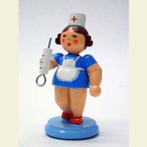 Kleine Figuren & Miniaturen alles Andere Krankenschwester mit Spritze - 7,0 cm