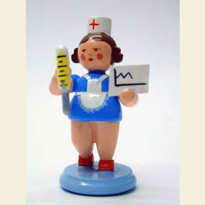 Small Figures & Ornaments everything else Nurse with Chart - 7,0 cm / 3 inch