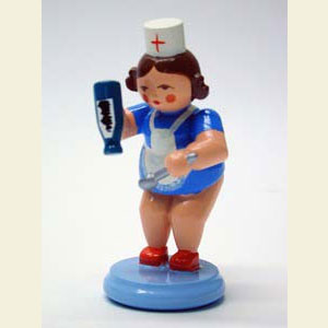 Kleine Figuren & Miniaturen alles Andere Krankenschwester mit Medizin - 7,0 cm