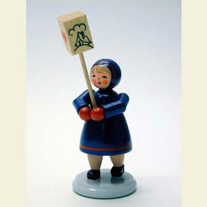 Kleine Figuren & Miniaturen alles Andere M�del mit Laterne am Stab - 8,0 cm