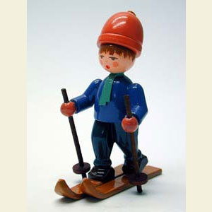 Kleine Figuren & Miniaturen alles Andere Bube auf Ski - 8,0 cm