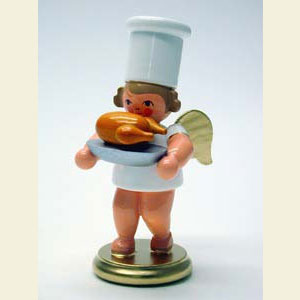 Engel Kochengel (Ulbricht) Kochengel mit G�nsebraten - 7,5 cm