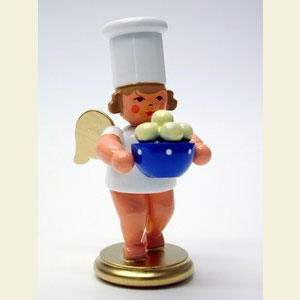 Angels Cooking Angels (Ulbricht) Cooking Angel with Dumplings - 7,5 cm / 3 inch