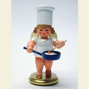 Angels Cooking Angels (Ulbricht) Cooking Angel with Fried egg - 7,5 cm / 3 inch