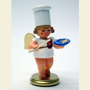 Angels Cooking Angels (Ulbricht) Cooking Angel with Wurst - 7,5 cm / 3 inch