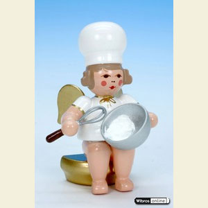 Angels Baker Angels (Ulbricht) Baker Angel with eggbeater - 7cm / 3 inches