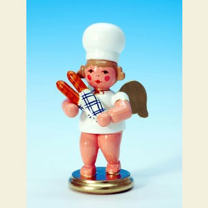 Engel B�ckerengel (Ulbricht) B�ckerengel mit Baguette - 7,5 cm