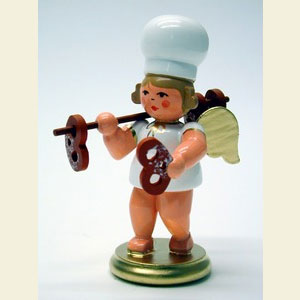 Angels Baker Angels (Ulbricht) Baker Angel with Pretzels - 7,5 cm / 3 inch