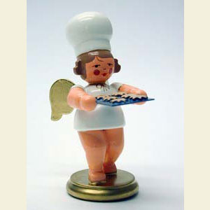 Angels Baker Angels (Ulbricht) Baker Angel with Baking tray - 7,5 cm / 3 inch