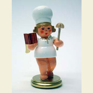 Angels Baker Angels (Ulbricht) Baker Angel with baking book - 7,5 cm / 3 inch
