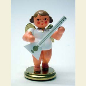 Angels Orchestra W & G (Ulbricht) Angel white/gold Balalaika - 6,0 cm / 2 inch