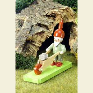 Small Figures & Ornaments Fairytale Figurines Misc. Figurines Dwarf with Barrow - 7,5 cm / 3 inch