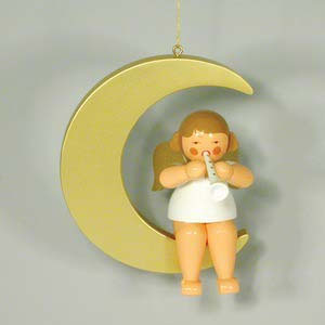 Engel Sonstige Engel Engel im Mond - 24,0 cm